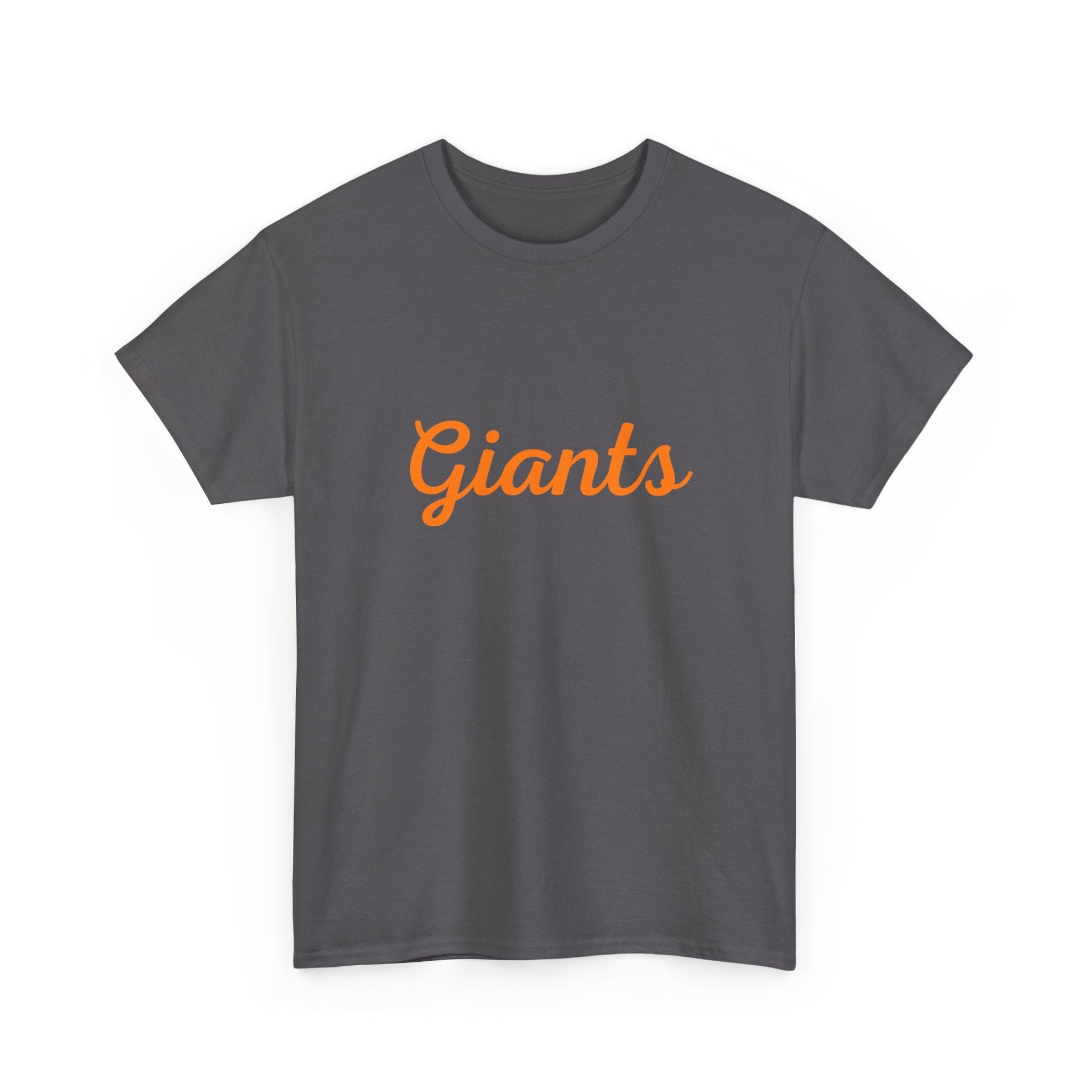 Charcoal and orange AFL Giants tee for Greater Western Sydney fans