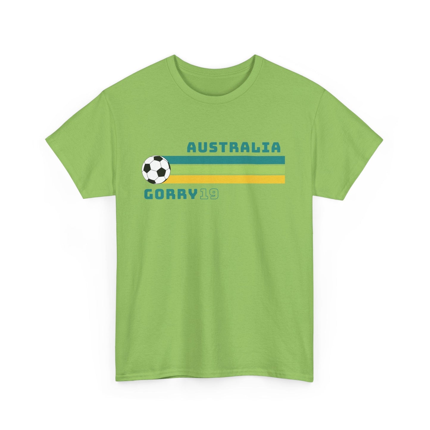 Gift idea for Matildas fans — retro Katrina Gorry t-shirt celebrating her World Cup performances
