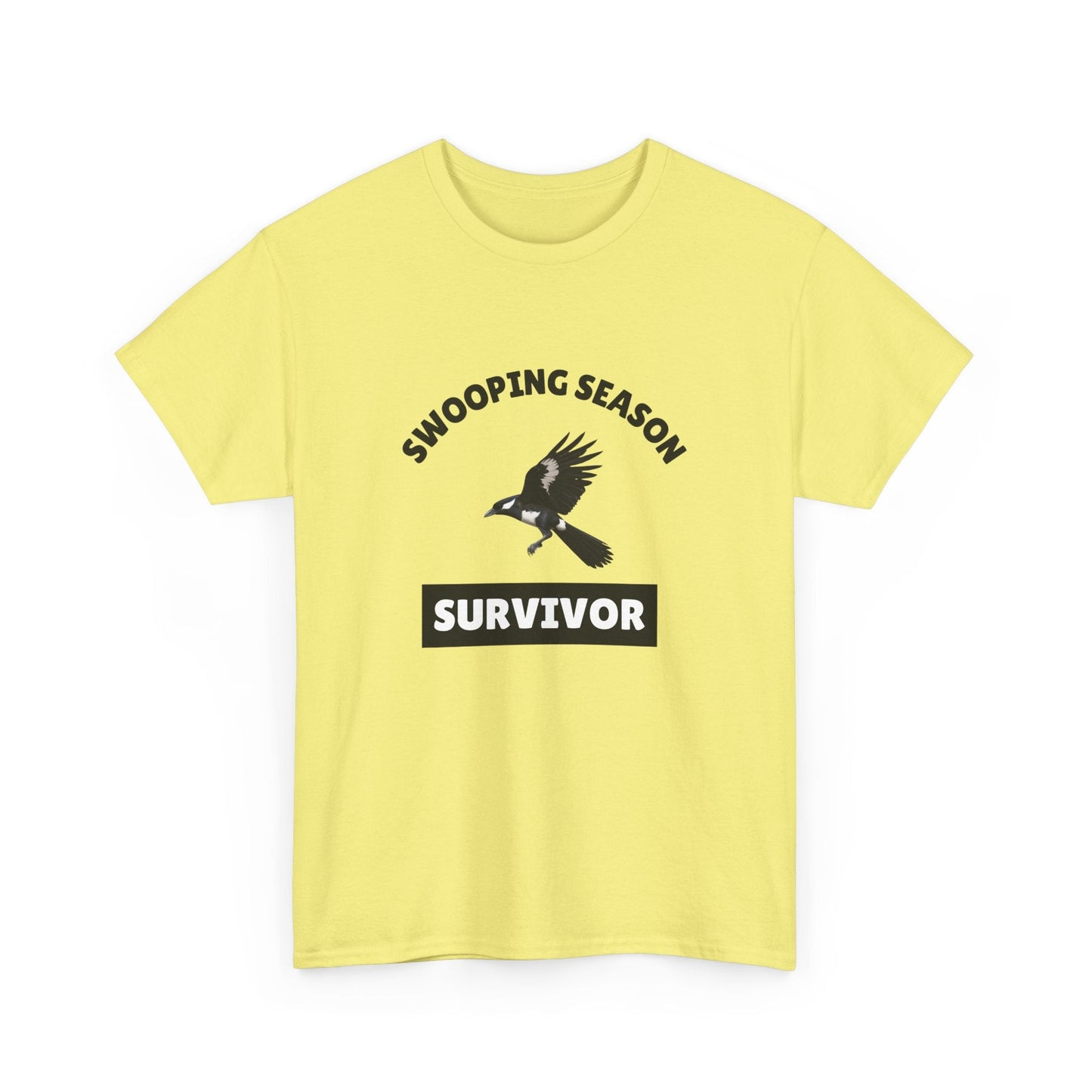 Survived swooping season? This 'Magpies Swooping Survivor?' shirt is a badge of honour for Australians.