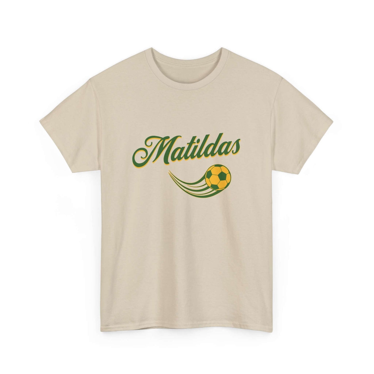 Australian Women's Soccer team tee with bold Matildas print