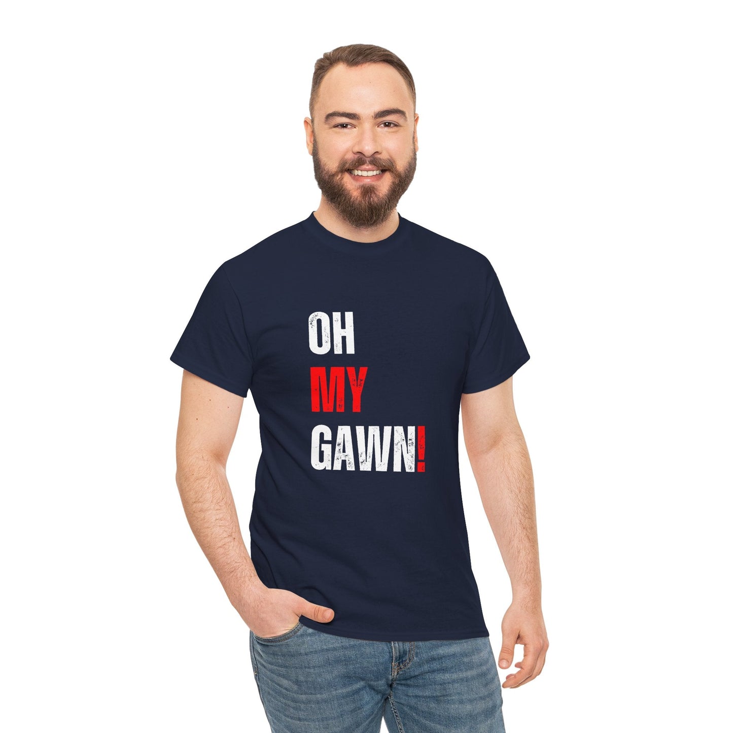 Melbourne Demons t-shirt – ‘Oh My Gawn’ Max Gawn tribute tee for AFL fans. Perfect for footy matches and game day!