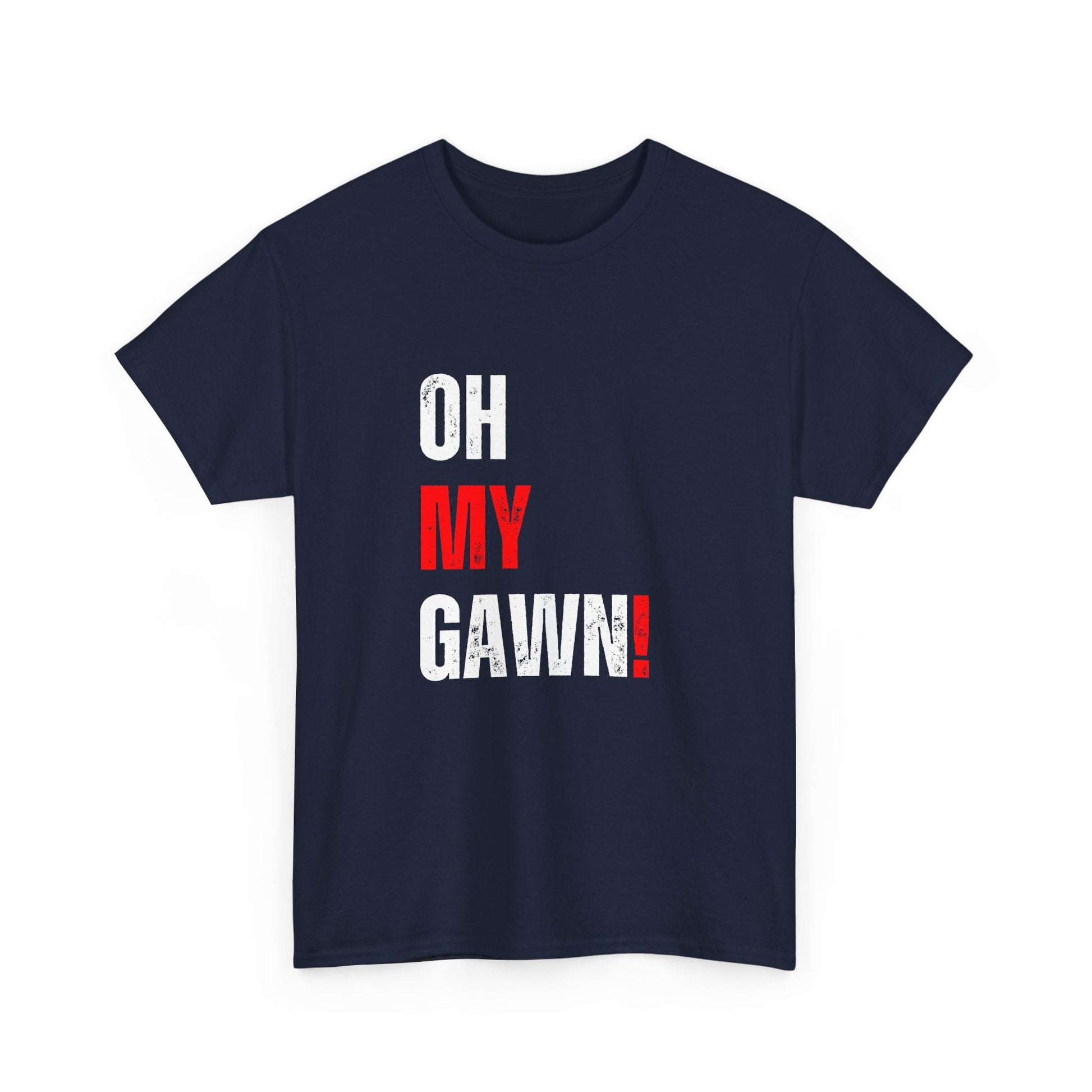 Melbourne Demons fan t-shirt – ‘Oh My Gawn’ design for Max Gawn supporters. A must-have for AFL footy lovers!