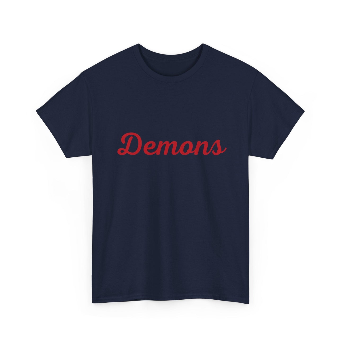 AFL fan tee featuring Demons design for Melbourne Demons supporters