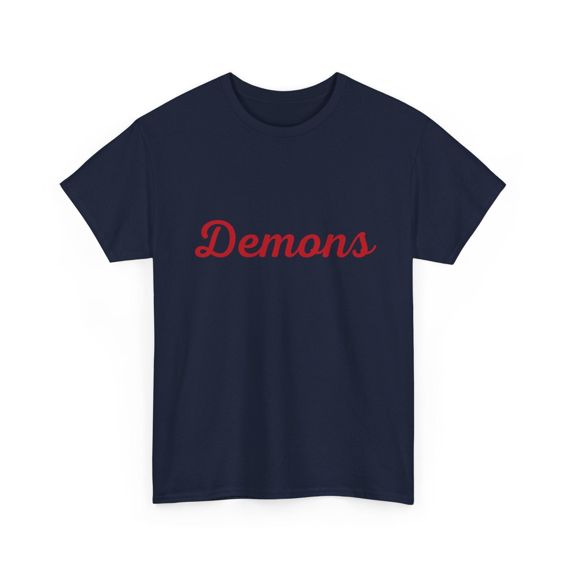 AFL fan tee featuring Demons design for Melbourne Demons supporters