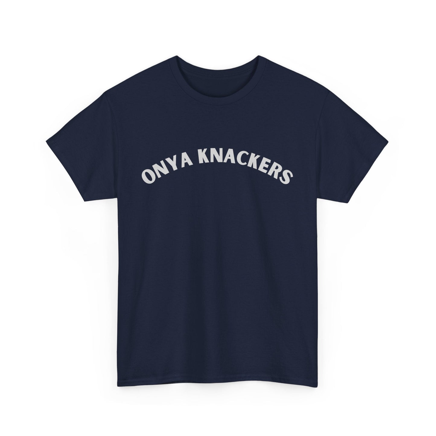 Australian slang tee with ‘Onya Knackers’ – wear it to your next BBQ