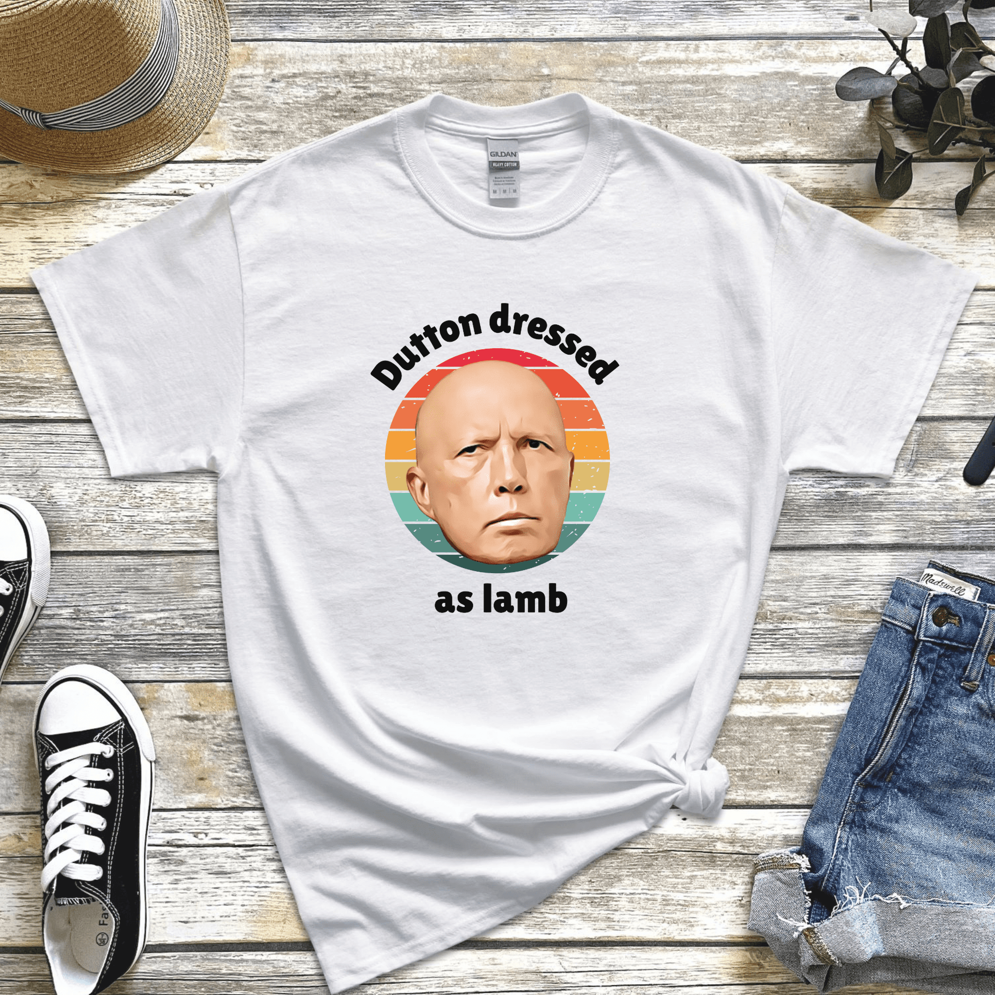 Peter Dutton "Dutton dressed as lamb" t-shirt