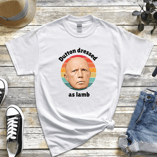 Peter Dutton "Dutton dressed as lamb" t-shirt