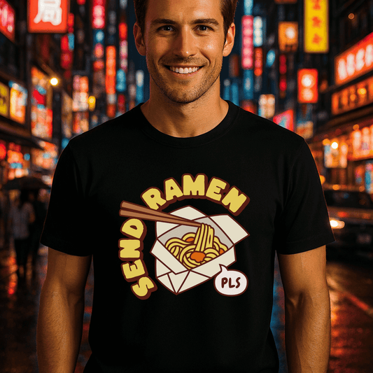 Send Ramen T-Shirt – Funny Ramen Lover Noodle Tee