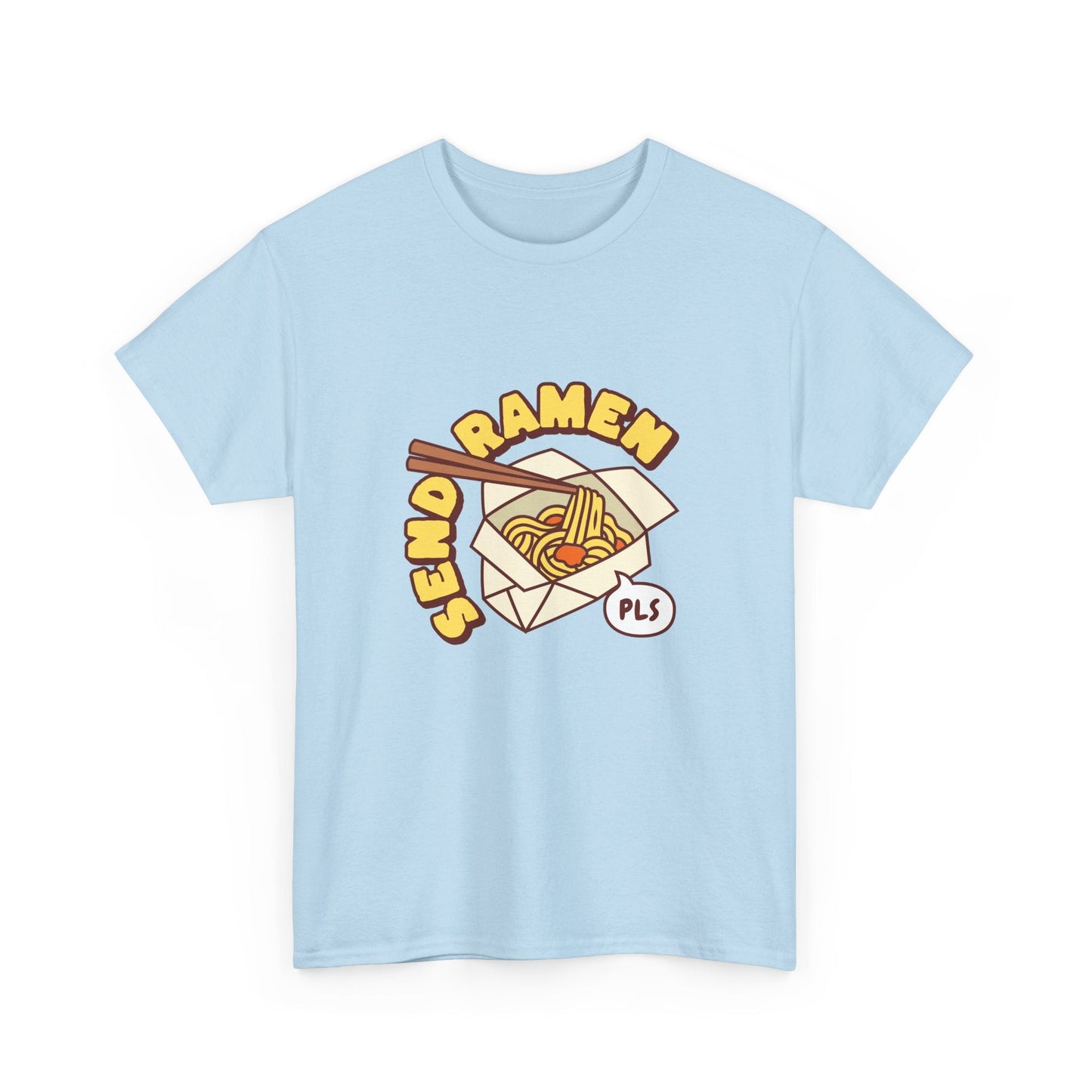 Ramen lovers unite! 'Send Ramen' t-shirt with a cute noodle bowl design for foodies