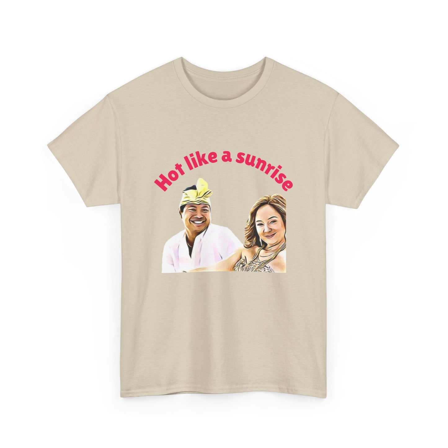 Aussie pop culture tee with Rhonda and Ketut and iconic quote