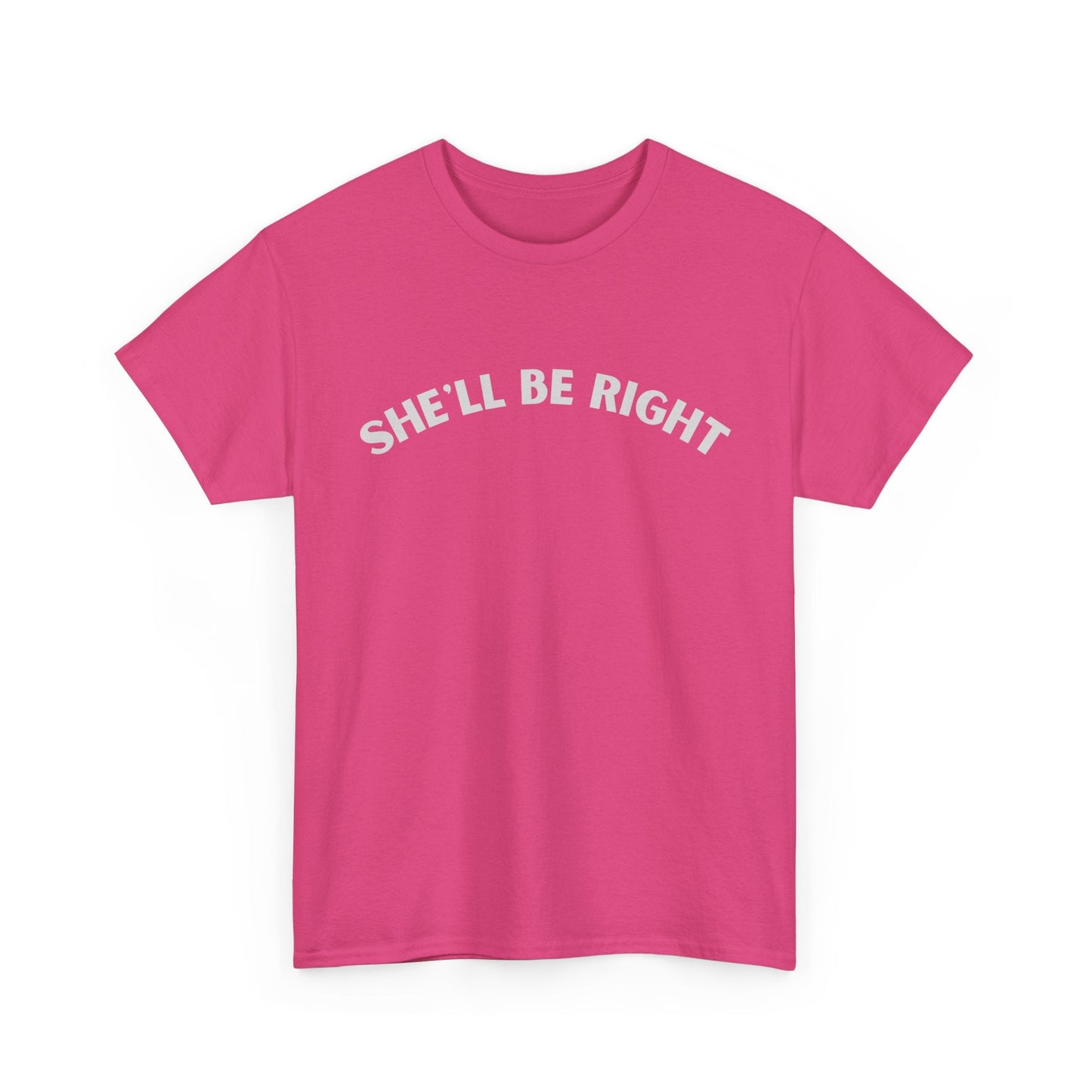 Casual Aussie phrase t-shirt for easygoing attitudes