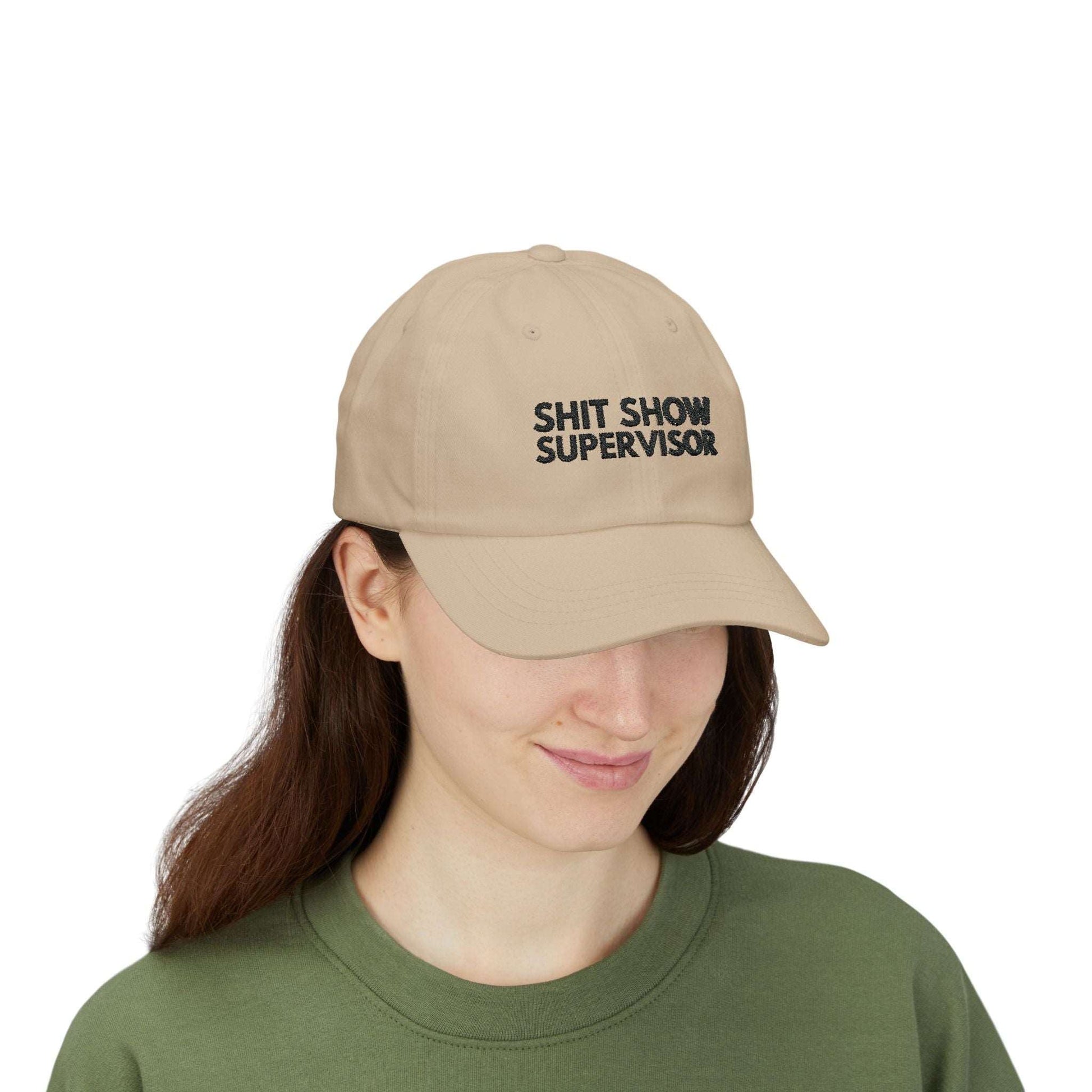 Office-themed novelty cap – Shit Show Supervisor hat for work friends