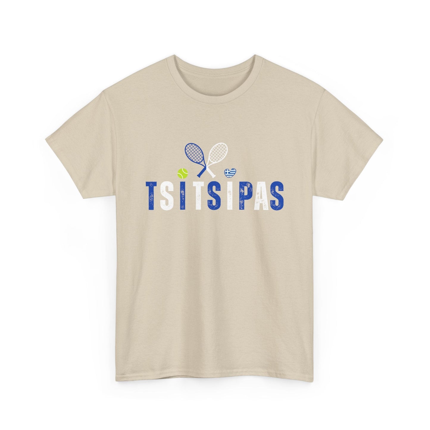 Stefanos Tsitsipas fan t-shirt, a must-have for those who admire the Greek tennis star's powerful game and passion