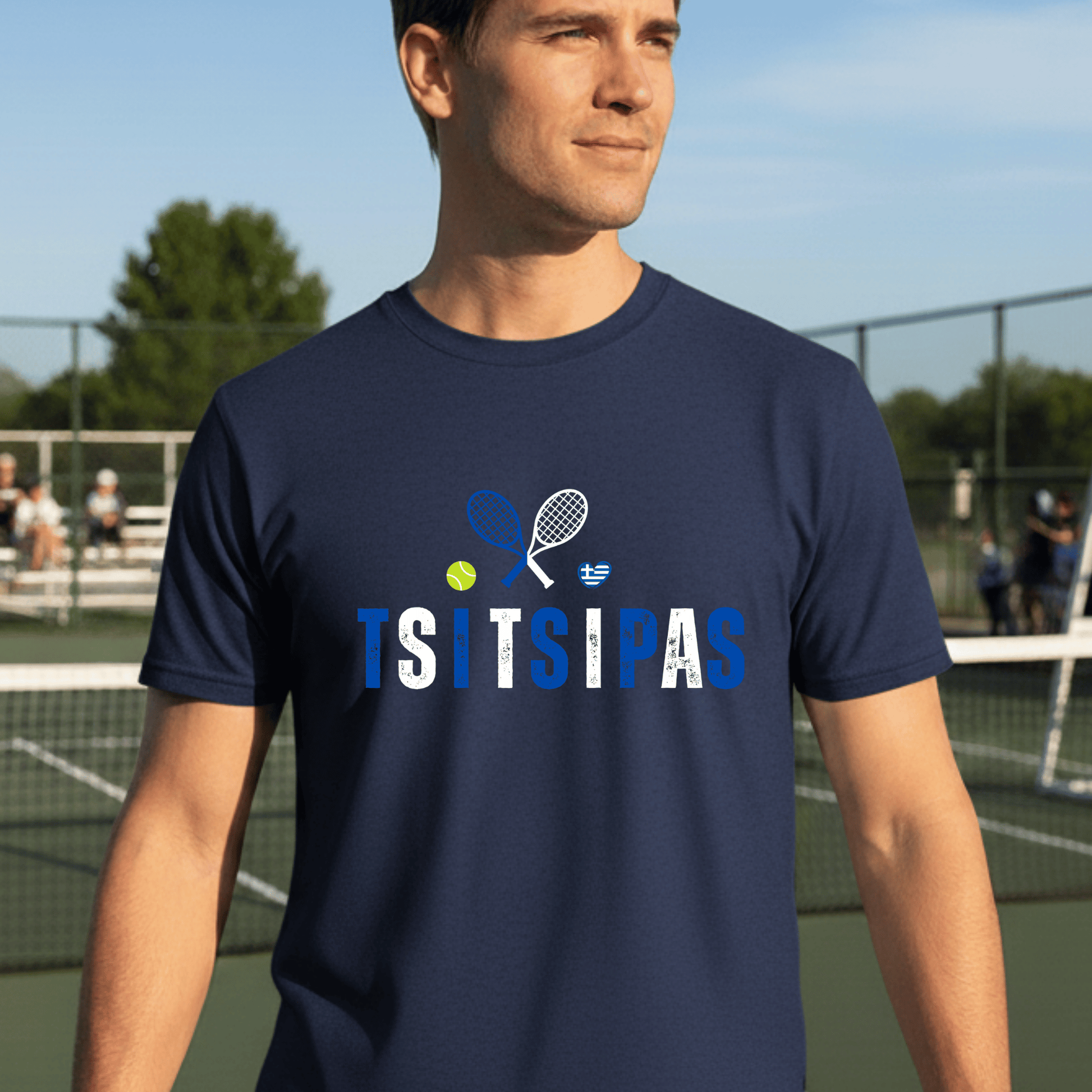 Stefanos Tsitsipas t-shirt, Greek tennis legend tee, fan shirt for tennis lovers, casual unisex sportswear, gift for Tsitsipas fans