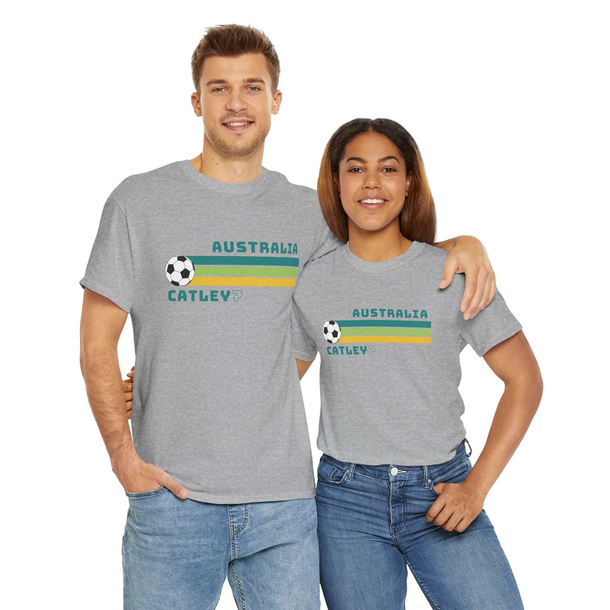 Support Matildas defender Steph Catley with this classic retro t-shirt for game day
