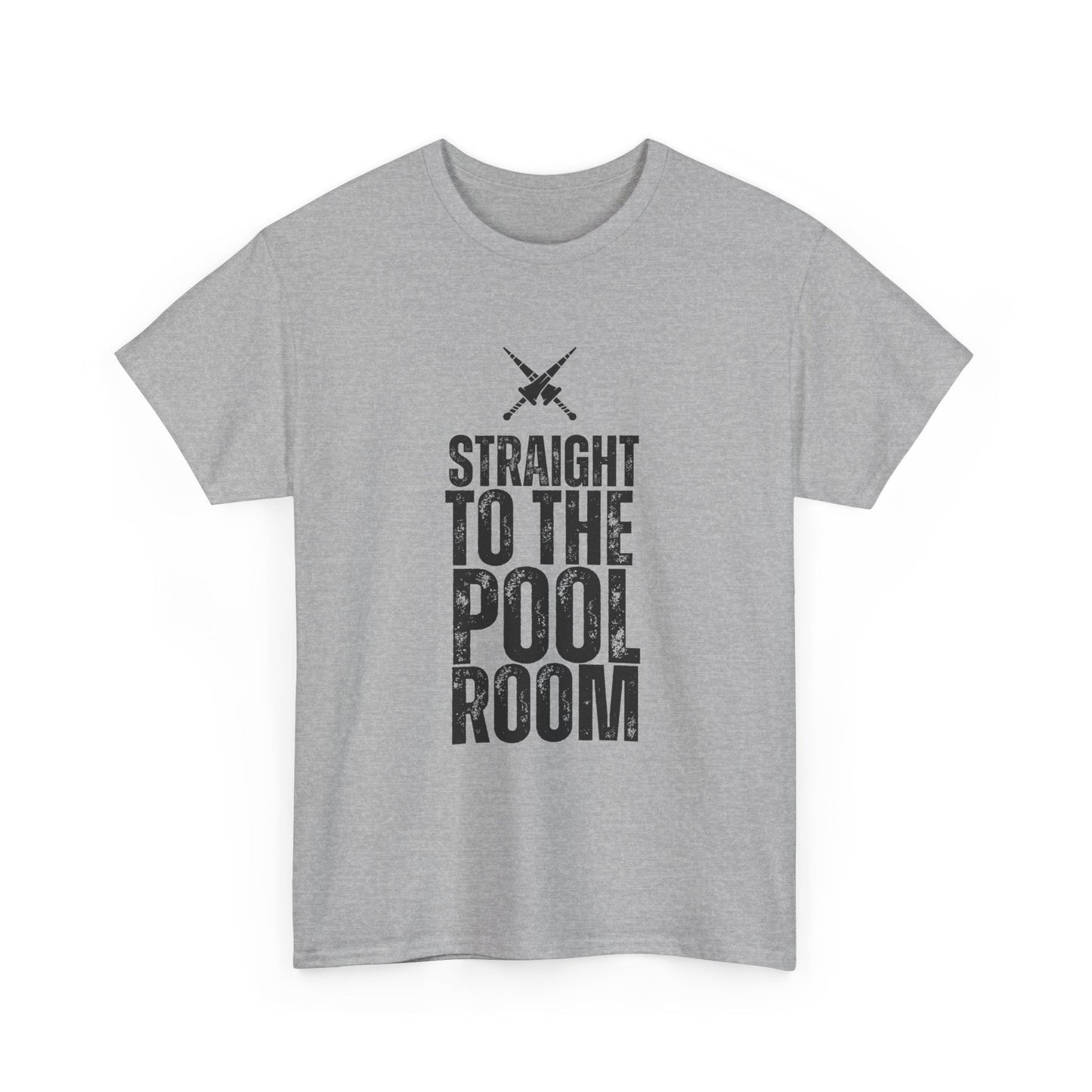 The Castle movie t-shirt – ‘Straight to the Poolroom’ iconic quote design for lovers of Aussie cult films!