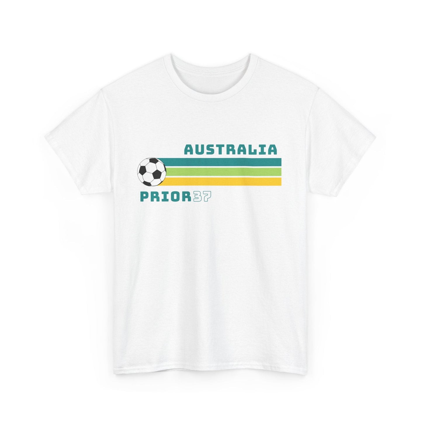 Prior T-Shirt – Retro Australian Colours for Tash Prior Matildas Fans