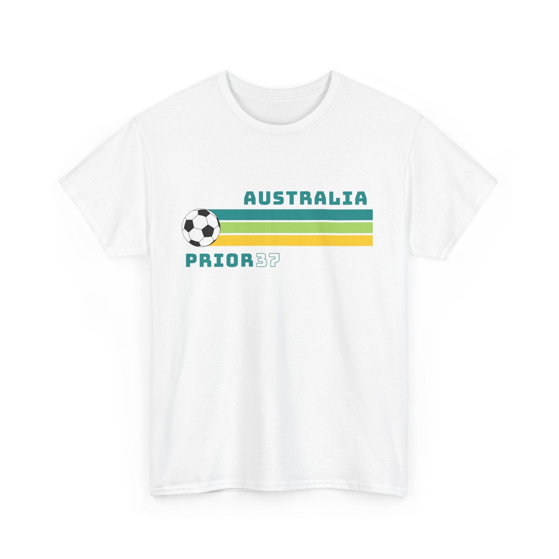Prior T-Shirt – Retro Australian Colours for Tash Prior Matildas Fans