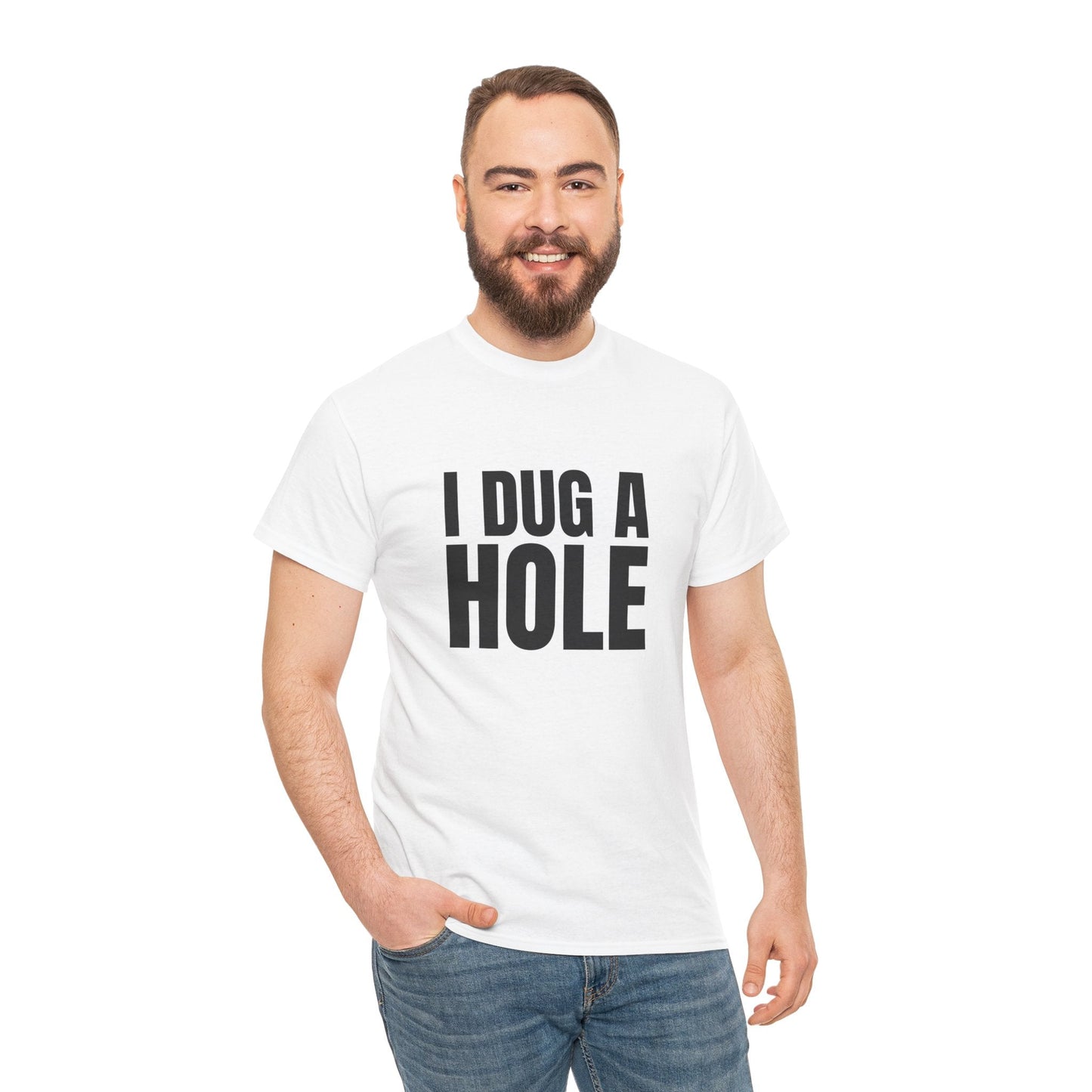 Australian pop culture t-shirt – The Castle-inspired ‘I Dug a Hole’ design for comedy film enthusiasts!