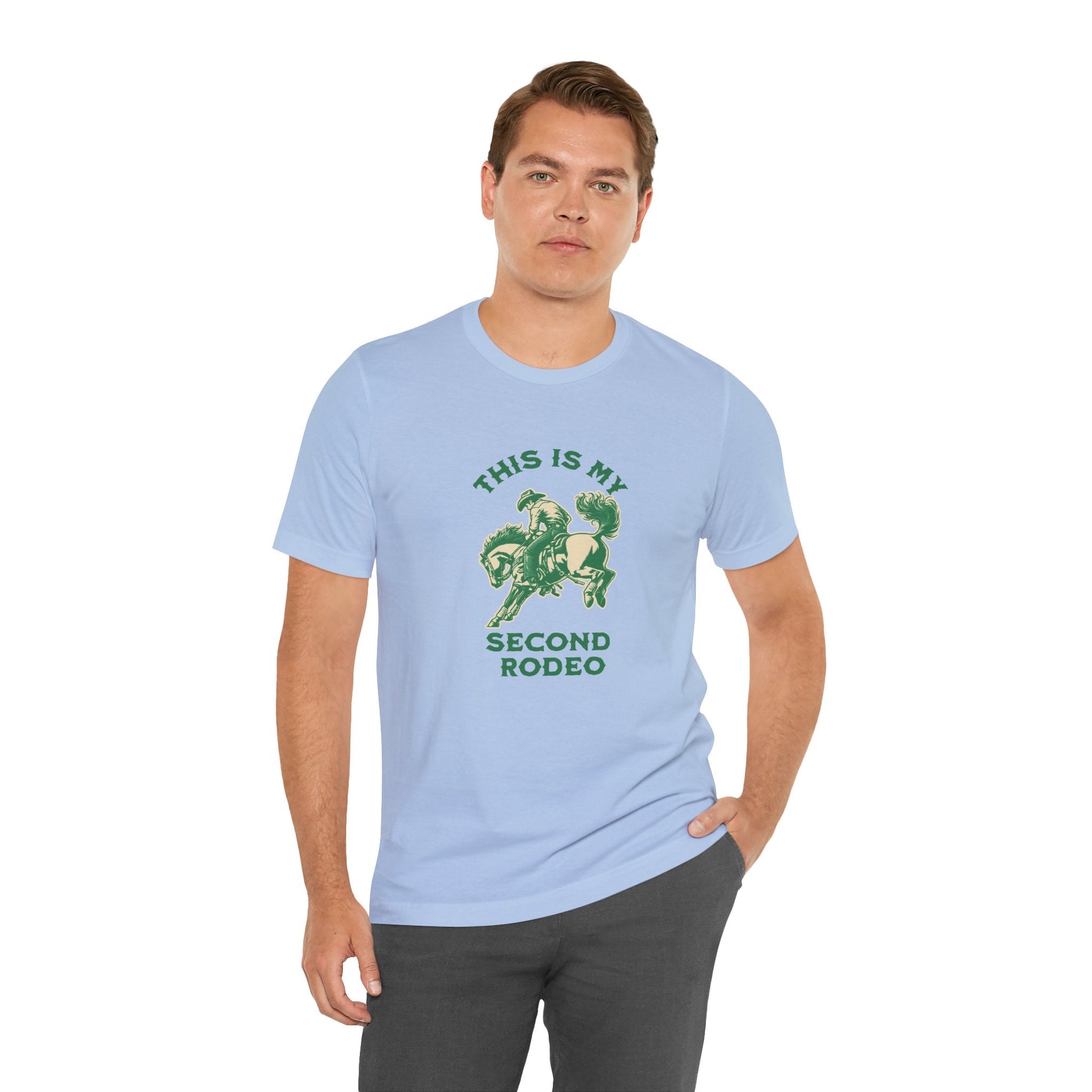 Wanna be cowboy costume t-shirt with second rodeo slogan, perfect gift for rodeo lovers in Australia