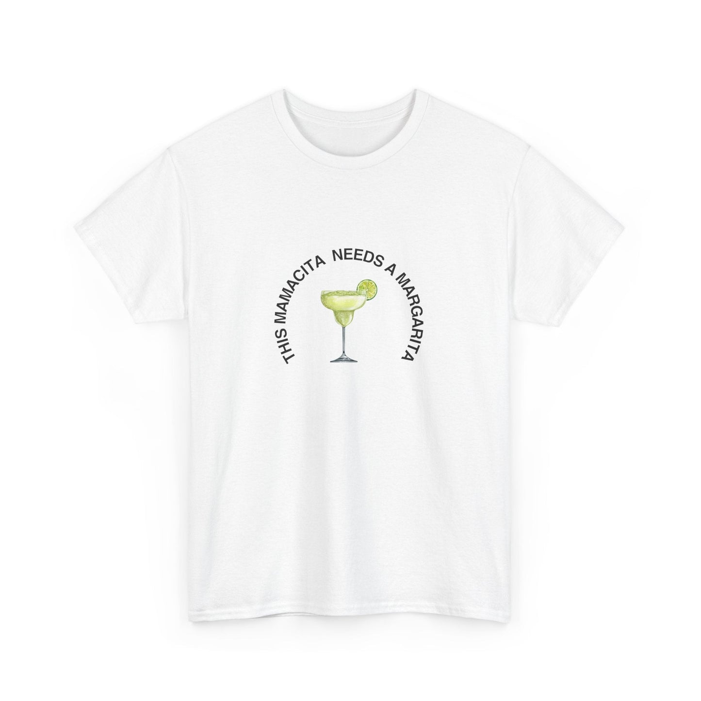 Funny 'This Mamacita Needs a Margarita' t-shirt, perfect for margarita lovers and party enthusiasts