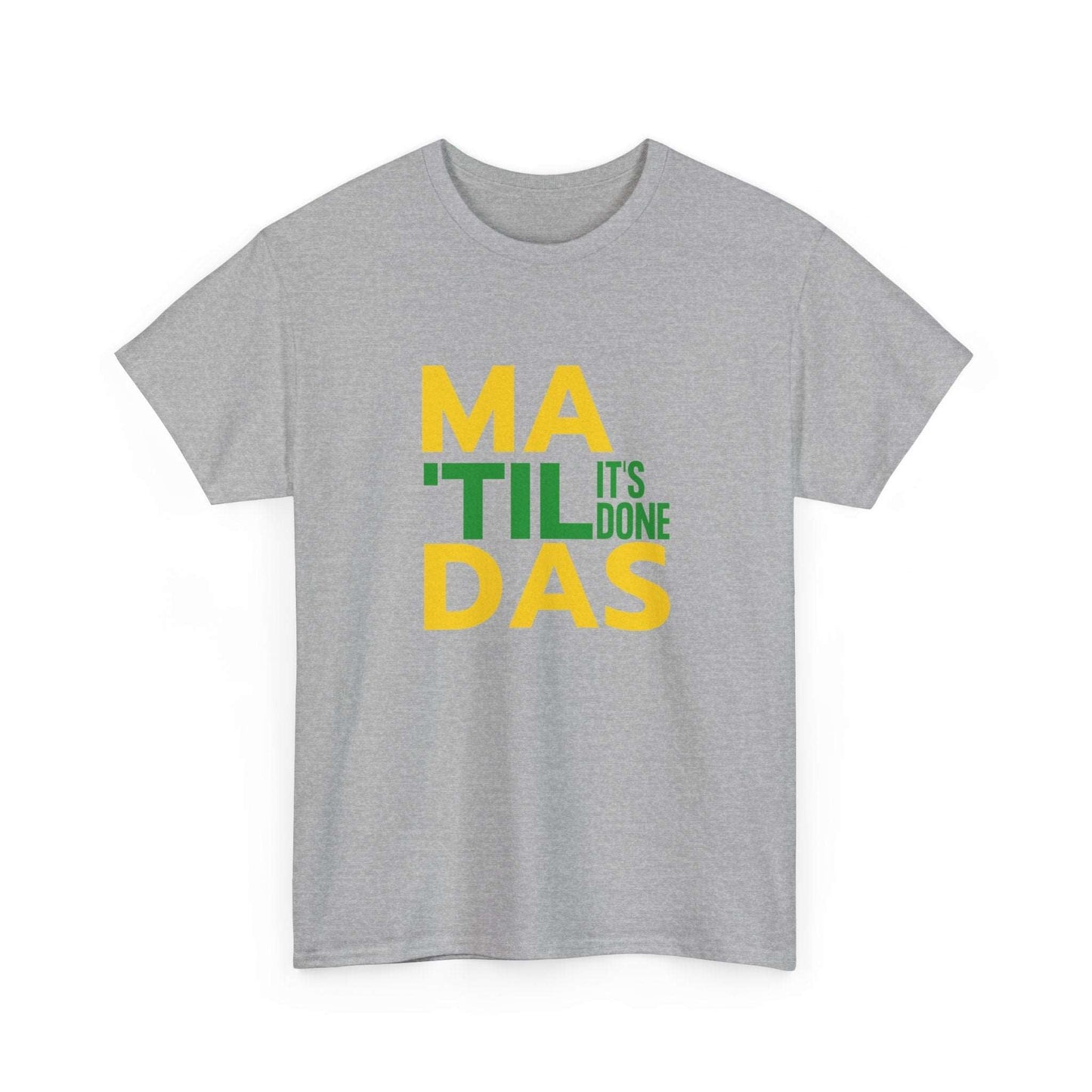 Matildas supporter shirt with iconic 'Til It's Done' print – wear to the Asian Cup matches