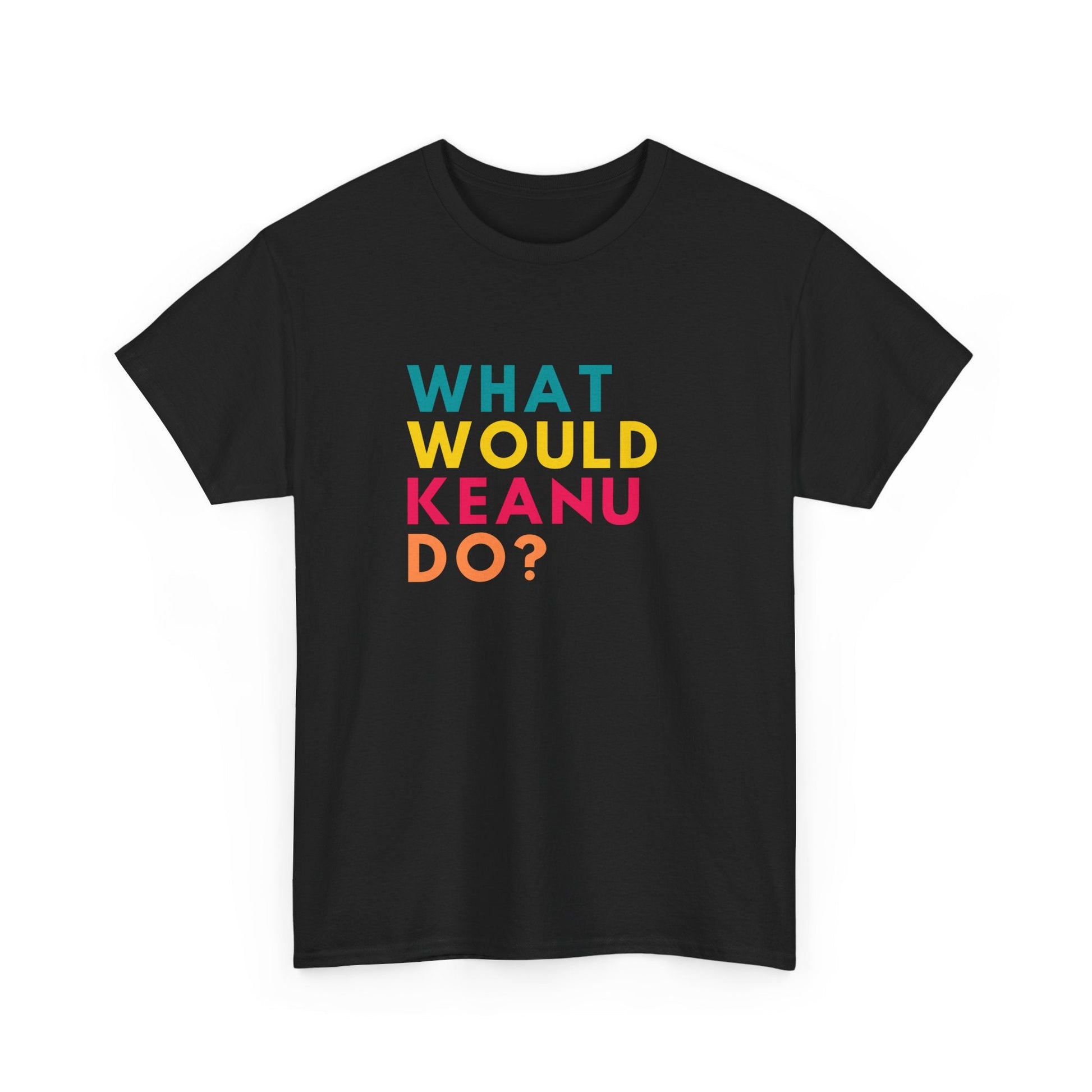 Keanu Reeves inspired graphic shirt with thoughtful slogan