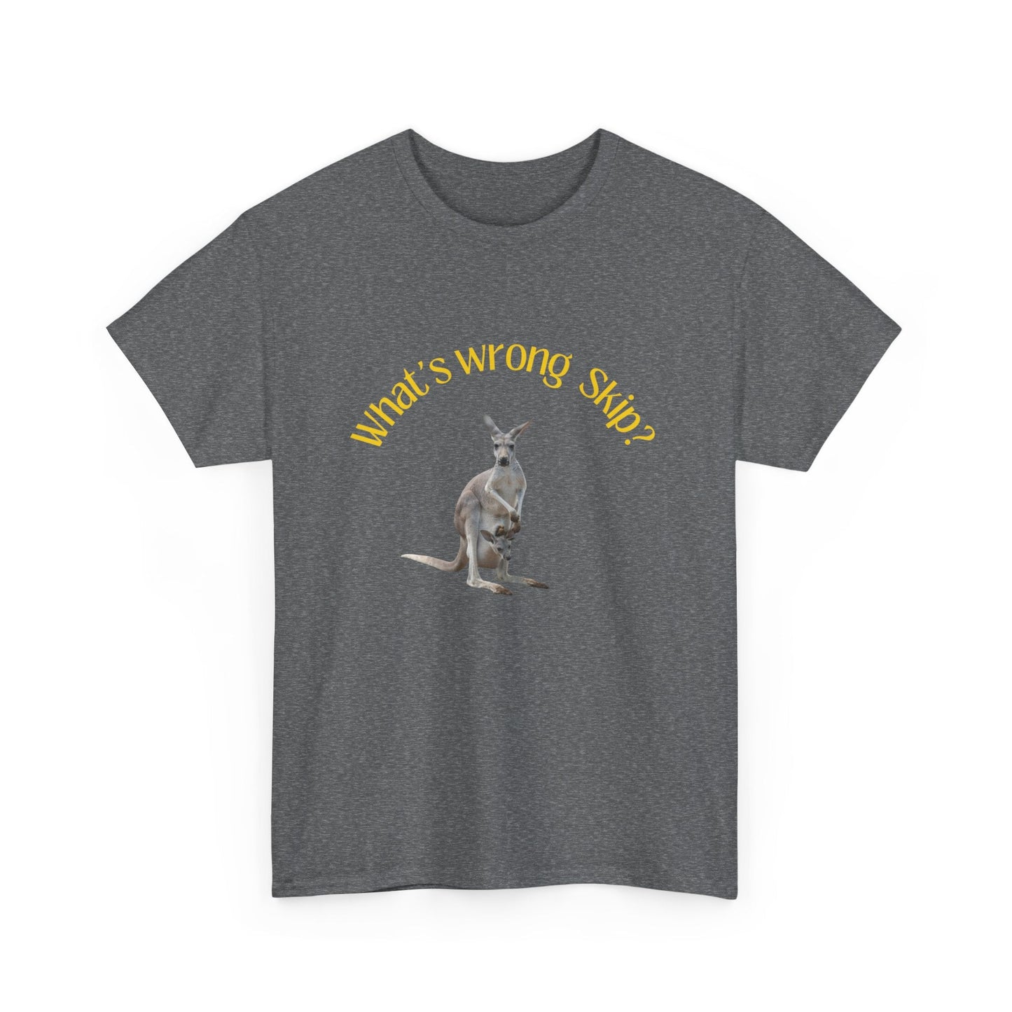 Retro 'What's wrong Skip?' t-shirt—Skippy the Bush Kangaroo fan gift, Aussie pop culture classic