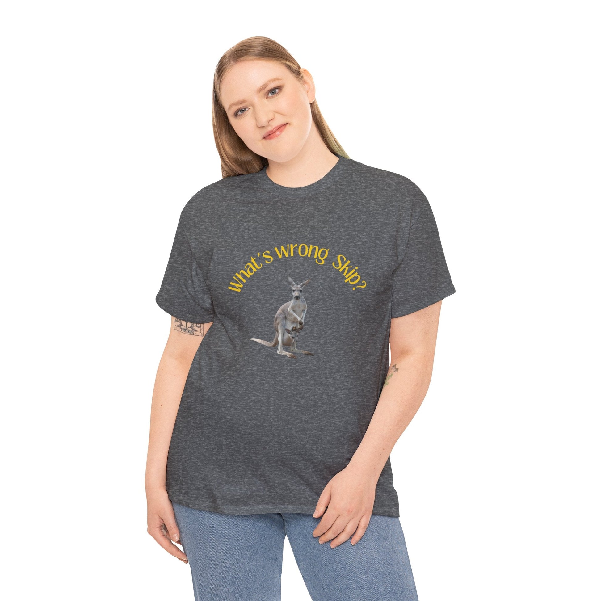 Celebrate Aussie TV history with this 'What's wrong Skip?' Skippy the Bush Kangaroo t-shirt.