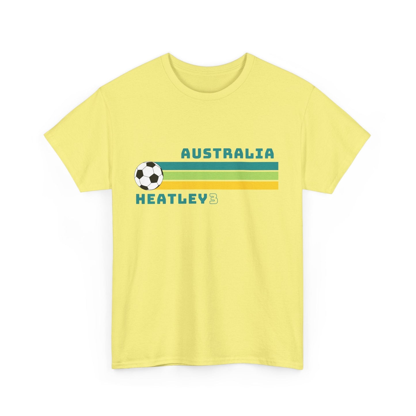 Aussie Soccer Fan Shirt – Heatley Design for Wini Heatley Supporters