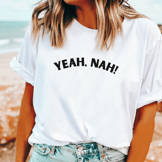 Yeah Nah T-Shirt – Funny Aussie Slang Tee for Australia Lovers
