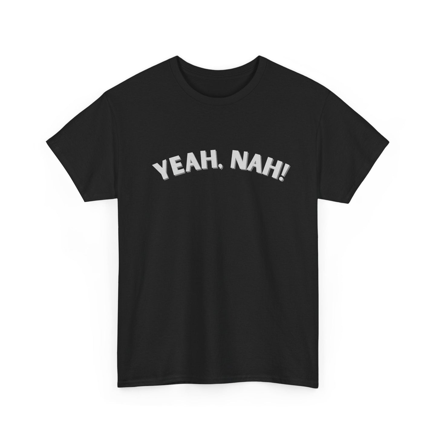 Funny 'Yeah, nah!' tee capturing iconic Australian way of saying no